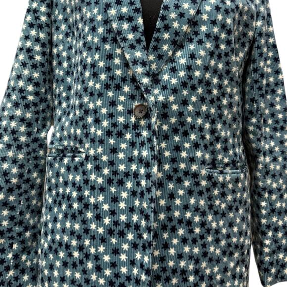 Boden Oxshott Corduroy Single-Breasted with Single-button Closure Blazer US 8R - Picture 4 of 11